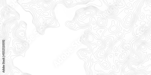 Abstract minimal The patter discovery vector topo map. creative discovery White wave grid stripe line map topography. vector geographic contour mounted map background.	