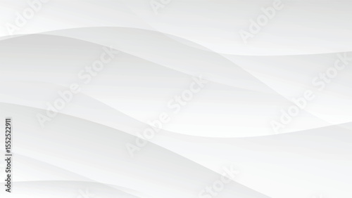 abstract white background with dynamic curve decoration