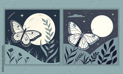 Hand drawn stencil element collection