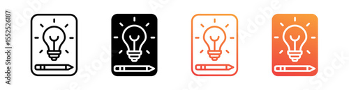 Ideate Multi Style Icon Set Vector 