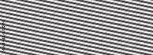 Thin slash line seamless pattern. Repeated fine diagonal lines background. Pinstripe wallpaper. Black and white tilted slanted strip backdrop. Repeating oblique linear texture overlay