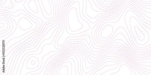 Topography background. Vector banner. Topography map background. Vector geographic contour map. Background of the topographic map. Topographic map lines, contour background. 