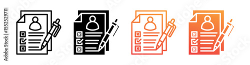 Acceptance Criteria Multi Style Icon Set Vector 