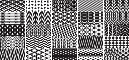 digital art hand drawn vector illustration icon design background set simple geometric patterns