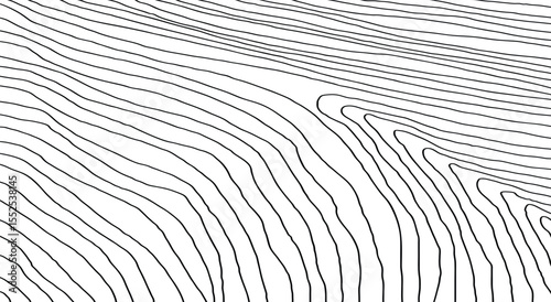 curved lines drawn by hand abstract print abstract geometric background art minimalist art scandia