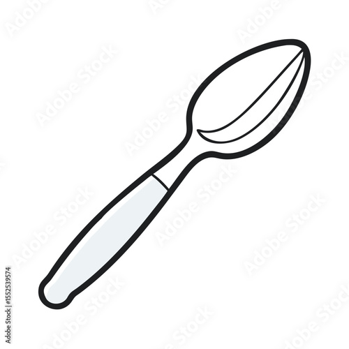 Spoon With a Flat Tip for Creating Shaded Areas in Artistic Projects
