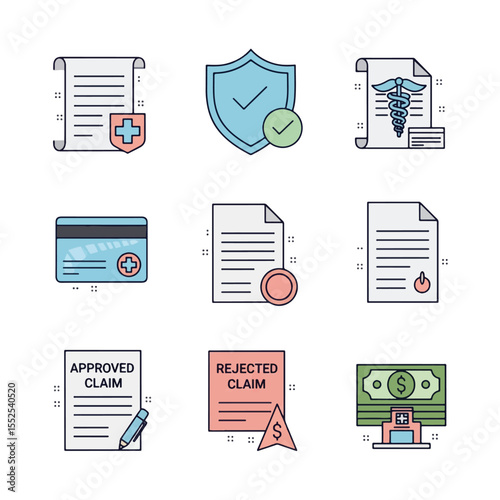 document icons set