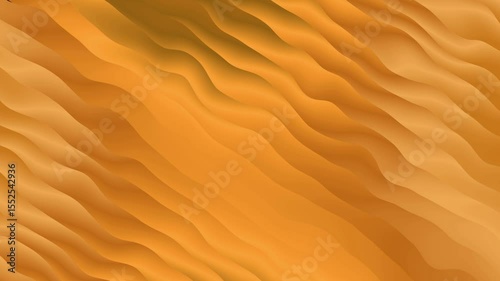 Abstract wavy orange lines resembling sand dunes. Suitable for backgrounds, wallpaper, artistic designs, desertthemed projects, and travel brochures.