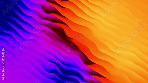Vibrant wavy abstract art suitable for backgrounds, advertising materials, packaging designs, and artistic projects. Colorful and energetic visual.