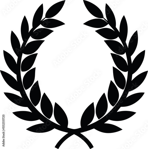 golden laurel wreath
