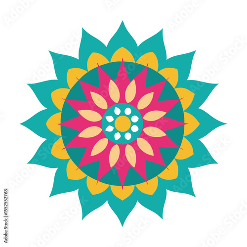 abstract flower design
