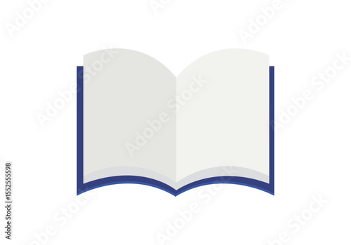 open book vector illustration