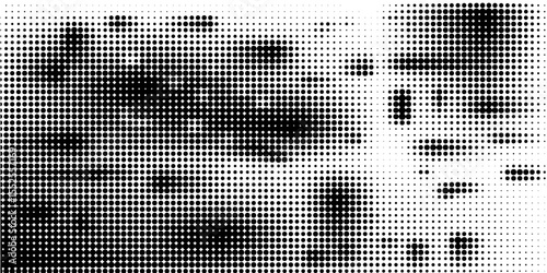 Halftone dotted abstract background. Grain gradient texture background with dots. Noise Stipple pointillism pattern. Sand grain grunge stipple effect. Abstract texture engraved overlay. Vector