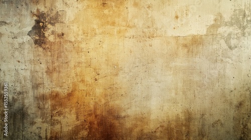 A weathered, textured concrete wall with a yellow-brown hue and patches of dirt and grime.