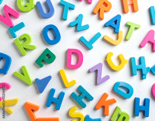 Colorful Magnetic Letters for Early Childhood Learning Alphabet Fun