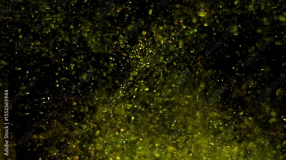 Sparkling Yellow Gold Dust Flow