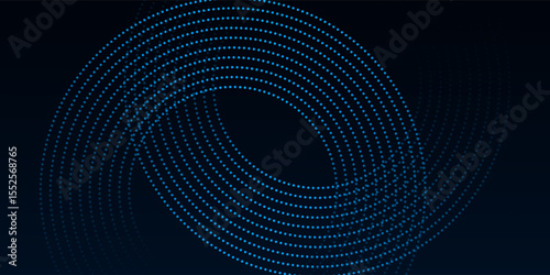 Wallpaper Mural Circle dot technology line background. vector illustration. modern. eps10 Torontodigital.ca