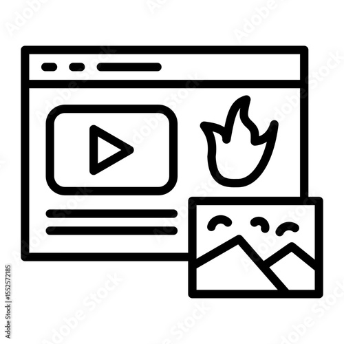 Viral Content Icon