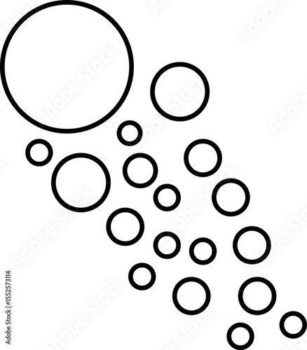 Water drop icon set. Rain sign. Clean wash suds concept. water bubbles repeating elements
