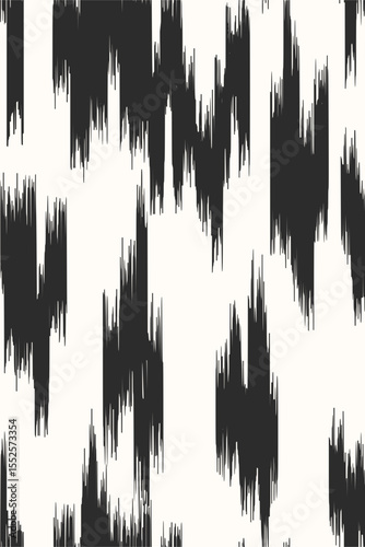 Minimilist monochromatic illustration featuring a pattern of irregular vertical brushstrokes on a light background vector