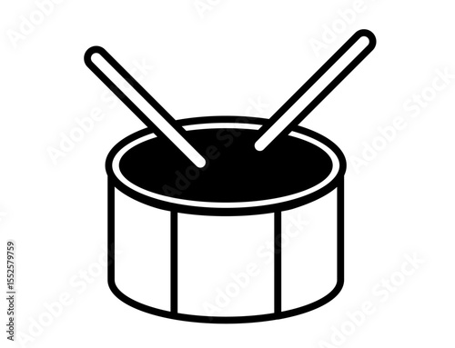 Music Icon 12E: Music, Instrument, Performance, Drums, Percussion