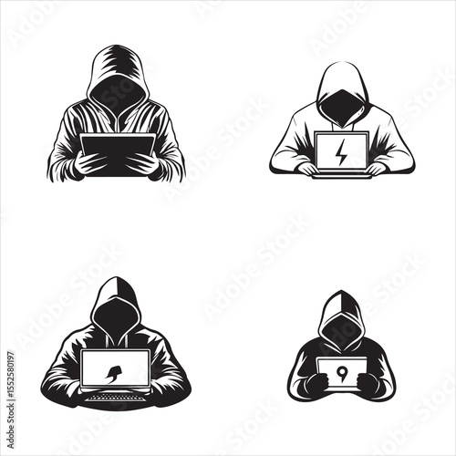 hacker working on laptop, computer, laptop, hacker, internet, thief, security, technology, business, crime, woman, hacking, theft, mask, danger, person, criminal, steal, fraud, stealing, data, cyber, 
