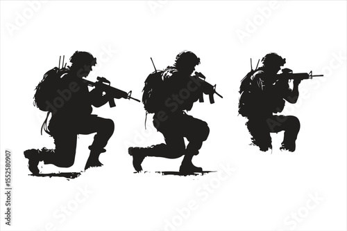 silhouettes of military soldiers, silhouette, vector, people, illustration, child, silhouettes, boy, dance, sport, black, art, mother, family, men, fun, woman, baby, soldier, music, person, children, 
