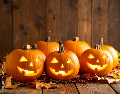 ハロウィーンの飾り　ジャック・オー・ランタン