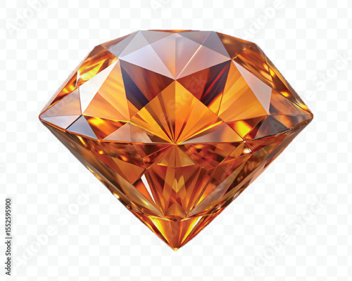  realistic 3d glossy diamond or gemstone in different color style Isolated white background 