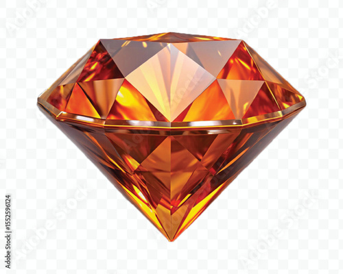  realistic 3d glossy diamond or gemstone in different color style Isolated white background 