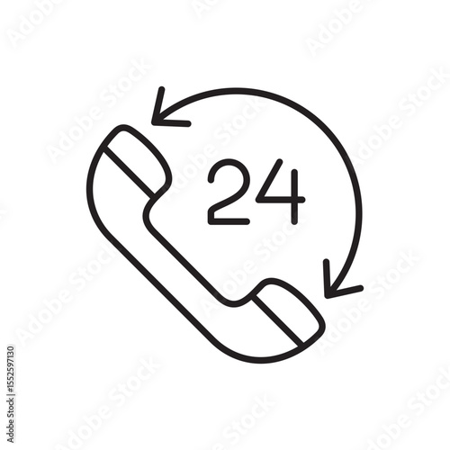 telephone icon. customer service icon. help and support symbol. icon symbol compatible for technical support, service hotline, information center. vector illustration.