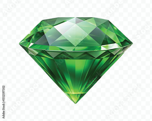  realistic 3d glossy diamond or gemstone in different color style Isolated white background 
