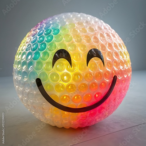 Bubble Wrap Face: Pop of Joy Emoji