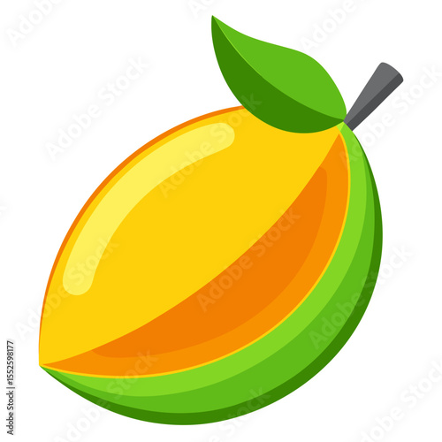 Mango vector
white background