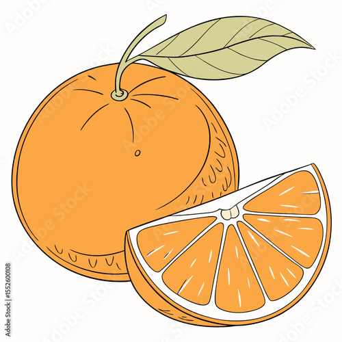 orenge icon white background