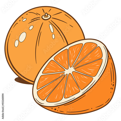 orenge icon white background
