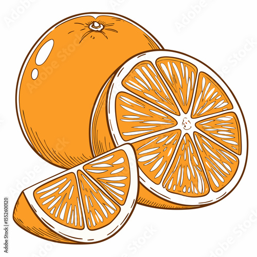 orenge icon white background