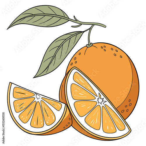 orenge icon white background