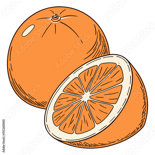 orenge icon white background