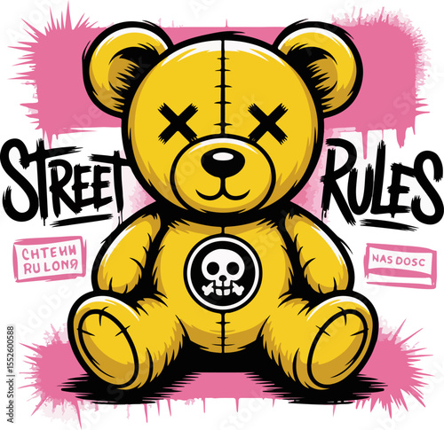 teddy bear t-shirt design