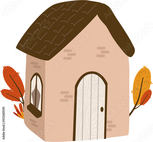 Autumn Cozy Cottage House