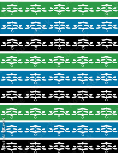 Repeating Abstract Pattern