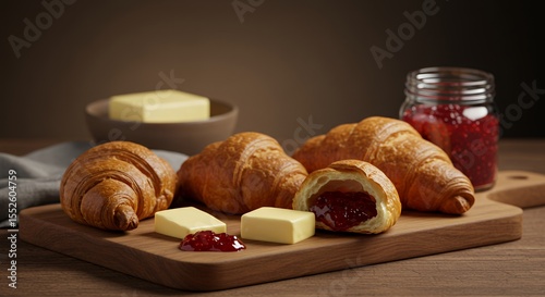 Buttery Croissants, Raspberry Jam, and a Perfect Morning