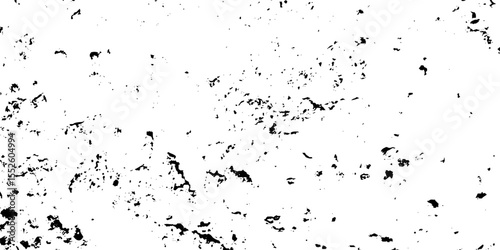 Black and white noise paper dust. Distressed Dirty rough overlay texture. Black grunge texture on transparent backdrop background. Scratches on a white background.	
