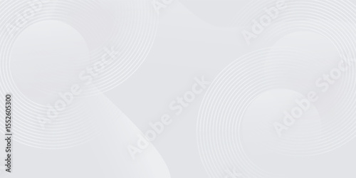 Abstract geometric background with soft white and gray gradient for high tech graphic business background. Template illustration design, web background, wallpaper, desktop, bubbles.