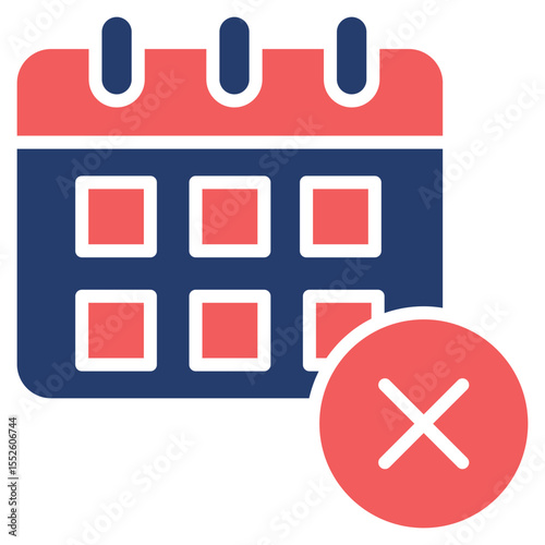 Cancel glyph color icon