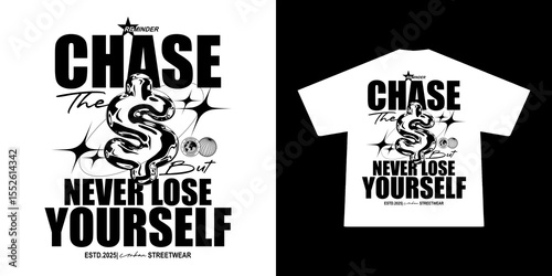 Futuristic streetwear Poster With motivation quote about dollar  Aesthetic Graphic Design for T shirt Street Wear and Urban Style	