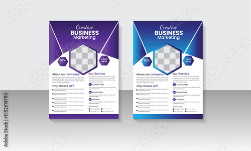 Creative Corporate & Business Flyer Brochure Template Design, abstract business flyer, vector template design. Brochure design, cover, annual report, poster, flyer