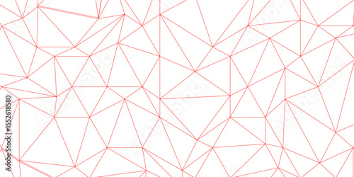 Abstract of simple red  line triangle pattern geometric background. Seamless geometric polygonal repeatable pattern swatch background, Trendy design vector background for web backdrop orpaper print.