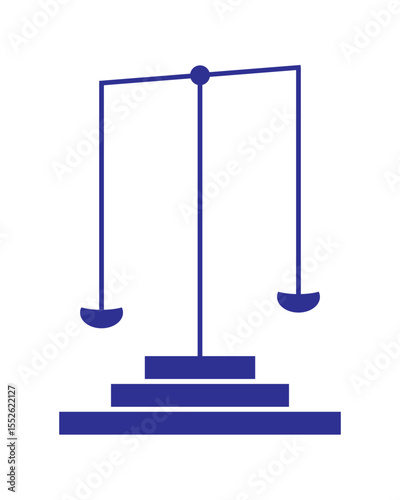 Balancing Scales Symbol of Justice, Equality, and Equilibrium